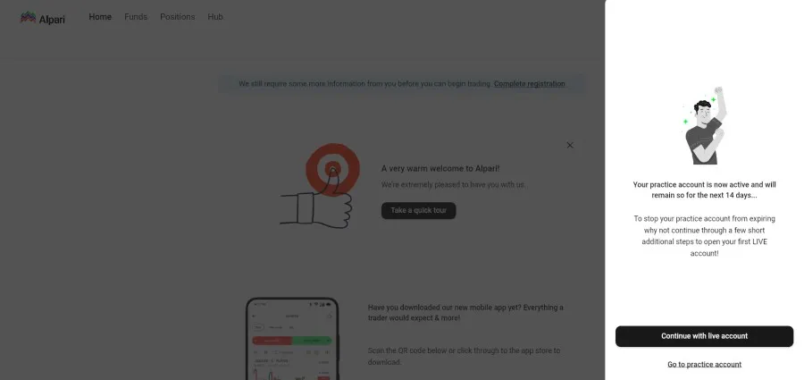 ثبت نام و احراز هویت در بروکر آلپاری مرحله ششم