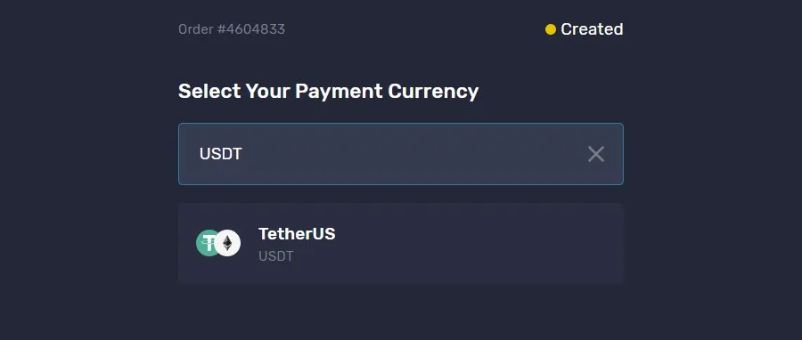 واریز تتر به آلپاری مرحله دوم