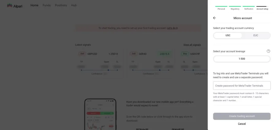 ثبت نام و احراز هویت در بروکر آلپاری مرحله چهاردهم